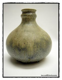 alte kleine Keramik Vase Jugendstil um 1910 mit Laufglasur schoene