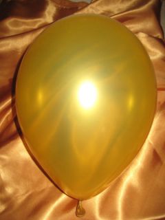 50 Luftballons metallic gold Hochzeit Dekoration Deko