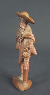 Holz geschnitzte Figur 1920   Hirte