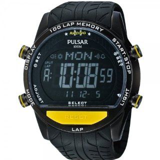 Pulsar Uhren Herren Armbanduhr XL Sport Digital Quarz Kautschuk