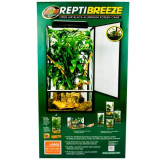 Reptile/Iguana Cage  Zoo Med ReptiBreeze Open Air Screen Cage