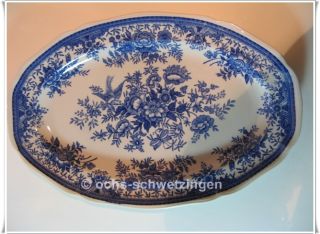 Villeroy & Boch Fasan Blau  Platte oval ca. 31 cm