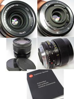 Leica R VARIO ELMAR 3.5 35 70 E60 3 CAM mit Prüfzertifikat
