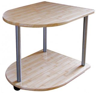 Holz Beistelltisch auf Rollen Holztisch Couchtisch Tisch Nachttisch