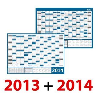 XXL Wandkalender Set 2013 + 2014 Format DIN A0 (840 x 1.188 mm) zwei