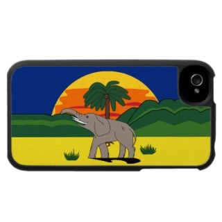 Gold Coast Elephant & Palm Tree Gift Tag Bookmark Business Cards