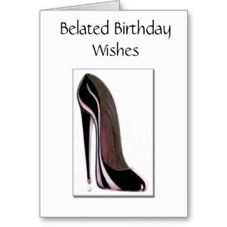 Cards, Note Cards and Belated Birthday Wishes Greeting Card Templates