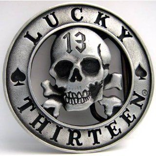 Original Lucky 13 Buckle Death Skull, Totenkopf, Bones