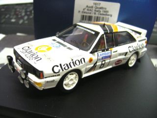 Quattro Rallye RAC 1985 #8 Eklund Clarion 4th place Trofeu 1:43