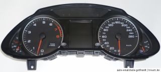 Audi Q5 8R Benziner Kombiinstrument KM/H Tacho 8R0920930B Spedometer