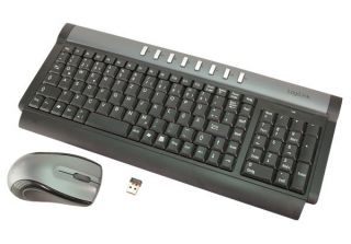 LogiLink Tastatur Maus Kombination Funk 2.4 GHz