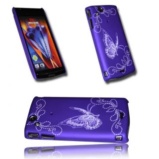 Handy Tasche Cover Case Lila f. Sony Ericsson ARC / ARC S