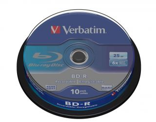 Verbatim 43742 BD R Single Layer Blu Ray Rohlinge Computer