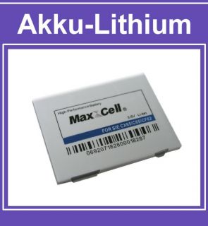 Handy Akku Li Ion für Siemens CX75 CX 75