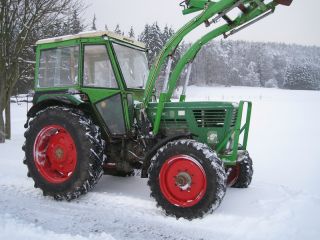 Deutz 63 PS Allrad 6006 A Frontlader Kabine Schlepper Traktor 6806