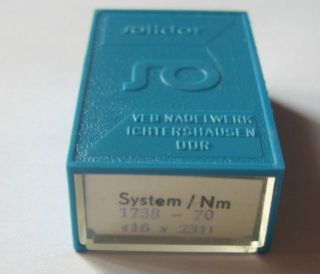 DDR Kult 100 Nähmaschinennadeln SOLIDOR 1738 70 (16x231)