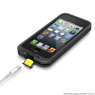 LifeProof iPhone 5 Case Weiss Schwarz Wasserdicht Cover Tasche Neu