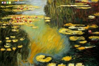 Claude Monet Seerosen im Licht d77366 60x90 CM Ölgemälde handgemalt