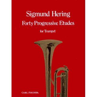 40 progressive Etudes  for trumpet Sigmund Hering