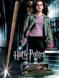 Harry Potter Hermine Zauberstab Leucht Zauberstab LED leuchtend NEU
