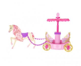 Prinzessinnen Kutsche und Pferd W3895 Barbie