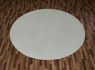 Teppich VORWERK 6A98 creme beige Allergiker RUND ca. 100 cm