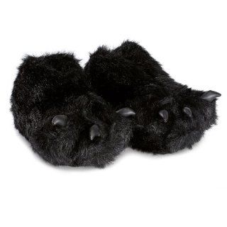 schwarze Bärentatze Größe 42 45 Tier Hausschuhe von funslippers