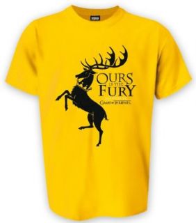 Game of Thrones T Shirt Ours Is The Fury (Baratheon)   T Shirt 