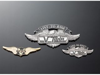 Highway Hawk Emblem V Twin Live To Ride Large