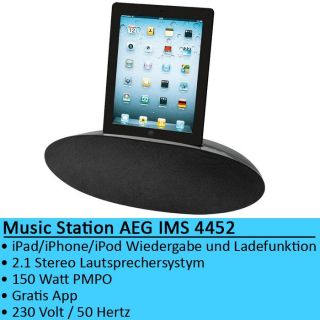 iPod iPhone iPad Soundsystem Music Station Wecker Internetradio Gratis