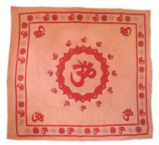Ohm Symbol Motiv Decke, Wandbehang, Überwurf, Indien, 89