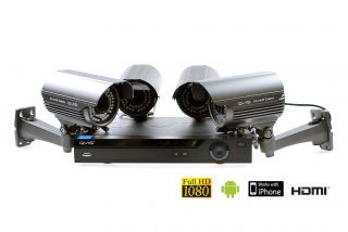 Videoüberwachung Zeus Full HD 1080p Set mit 4x 650TVL Massiv Kamera
