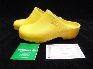 PLOGS OP Schuhe Gartenschuhe Clogs Gr. 35 in gelb