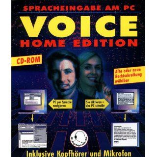 Voice, Home Edition, Spracheingabe am PC, CD ROM m. Headset Für