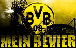 Borussia Dortmund Zimmerfahne / Fahne 2012 BVB Fanartikel