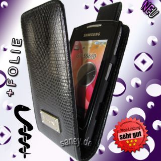 Flip/Case/Tasche Samsung S5620 Monte/+ Folie/Etui/#Z32