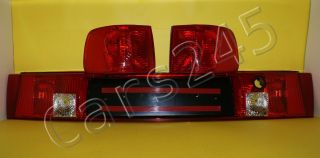 Audi 100 C4 Klarglas rot Rückleuchten Blende L+R 90 94