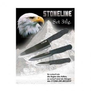 STONELINE ® Keramik Messer Set, bestehend aus Schälmesser 18, 5cm