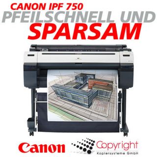 Canon Plotter iPF 750   A0+/36/106,7cm   CAD/GIS & POS Plakatdruck