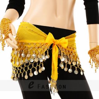 Belly Dance Orientalischer Tanz Hüfttuch Gürtel Kostüm NEU 107 0001