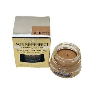 Loreal Age Re Perfect Re Plumping Foundation 300 Honey Beige 
