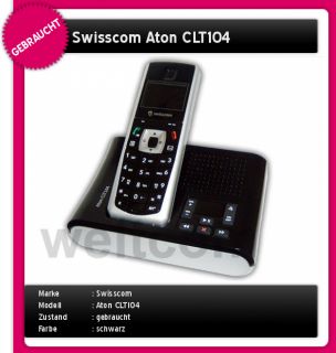 Swisscom Aton CLT104 Telefon mit AB CLT 104 WIE NEU
