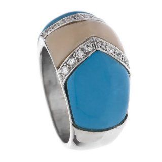 Luxenter Damen Ring Gr. 54 Nala Silber U. Cz Turquoise U. Coral