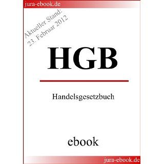 HGB   Handelsgesetzbuch   E Book   Aktueller Stand 23. Februar 2012