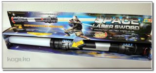 Lichtschwert Space Laser Sword + Sound und Vibraton 108 cm Neuware
