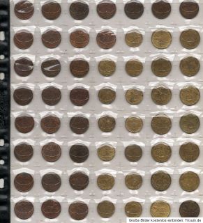 Reich 1,  2,  5,  10 Reichspfennig unsortiert 112 Münzen mit HK