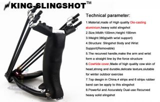 Slingshot Die Casting Aluminium Stainless Heavy Wrist Catapult