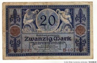 Zwanzig Mark Reichsbanknote 4.November 1915