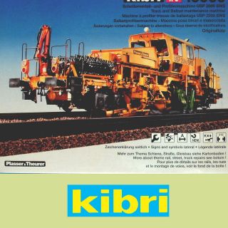 Kibri 16060, Plasser&Theurer Schotterverteil  & Profiliermaschine, H0