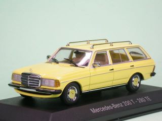 Mercedes S123 280 TE gelb Modellauto Minichamps 143